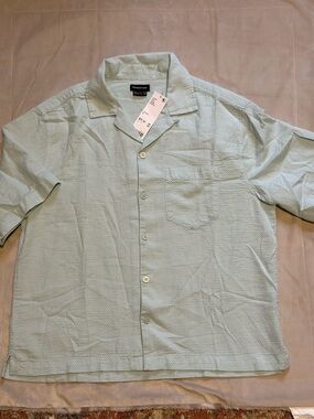 Standard Crew Men's Seafoam Green Short-Sleeve Button-Down Shirt